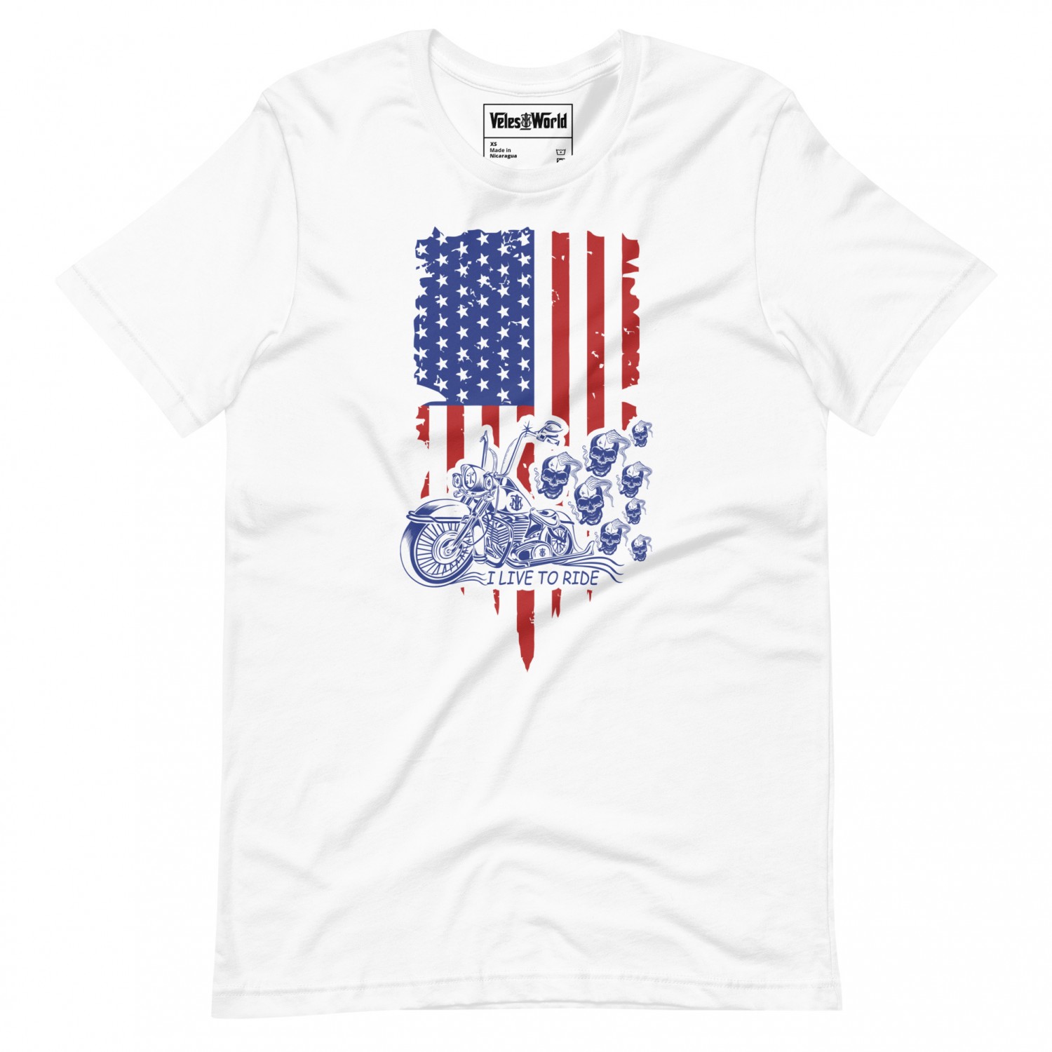 Buy American biker T-shirt